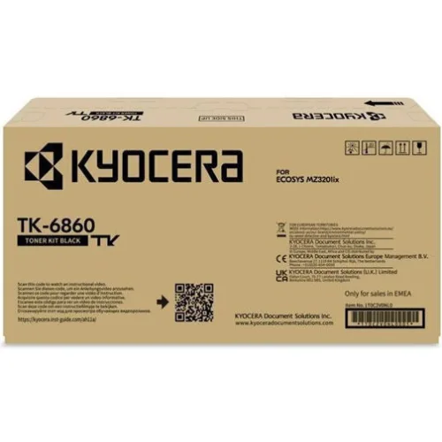 Kyocera TK-6860 Γνήσιο Toner Laser Εκτυπωτή Μαύρο