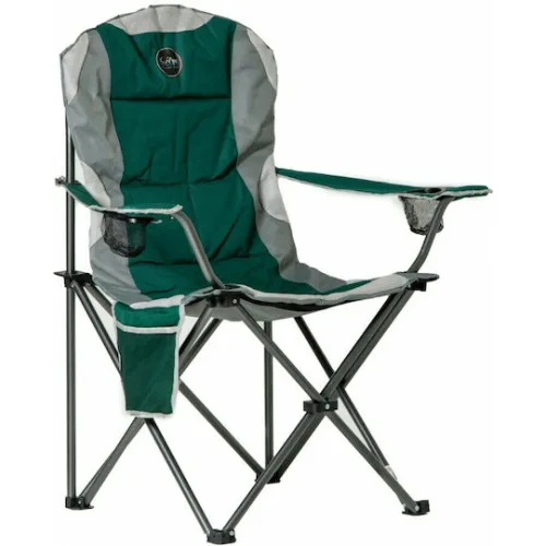 Campo Rest Deluxe Καρέκλα Παραλίας Πράσινη Αδιάβροχη 92x60x50εκ.