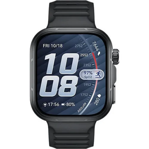 Huawei Watch Fit 5 Pro Titanium 44mm Αδιάβροχο με Παλμογράφο (Μαύρο)