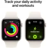 Apple Watch SE 3 Aluminium 40mm Αδιάβροχο με Παλμογράφο (Starlight Aluminium Case with Starlight Sport Band - S/M)