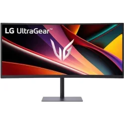 LG UltraGear WQHD Ultrawide VA HDR Curved Gaming Monitor 34" QHD 3440x1440 240Hz με Χρόνο Απόκρισης 1ms GTG