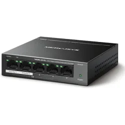 Mercusys MS105GP v1 Unmanaged L2 PoE+ Switch με 5 Θύρες Gigabit (1Gbps) Ethernet