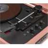 Muse MT-201 MT-201BTP Βαλιτσάκι Πικάπ με Belt Drive, Προενίσχυση και Ενσωματωμένα Ηχεία Ροζ