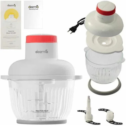 Deerma Πολυκόπτης Multi 300W με Δοχείο 2lt ΚόκκινοςΚωδικός: DEM-JR10W