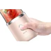 Deerma DEM-NU05 Μπλέντερ με Πλαστική Κανάτα 400 ml Ροζ