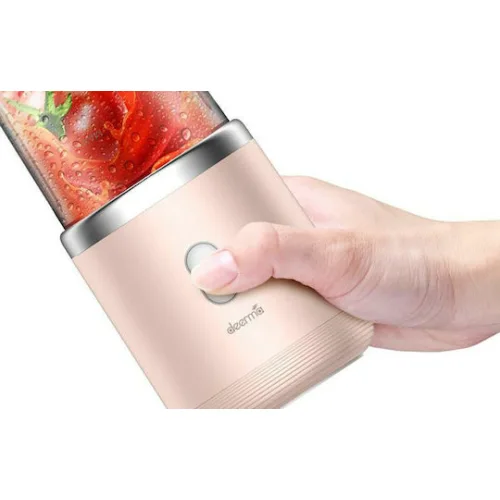 Deerma DEM-NU05 Μπλέντερ με Πλαστική Κανάτα 400 ml Ροζ
