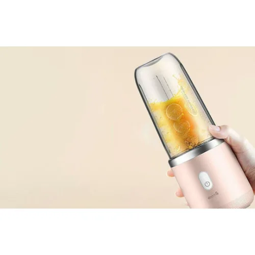 Deerma DEM-NU05 Μπλέντερ με Πλαστική Κανάτα 400 ml Ροζ