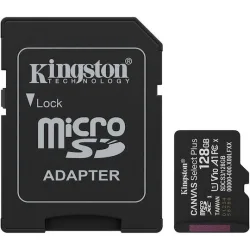 Kingston Canvas Select Plus microSDHC 128GB U1 V10 A1 UHS-I 150MB/s με αντάπτορα