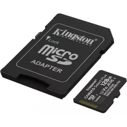 Kingston Canvas Select Plus microSDHC 128GB U1 V10 A1 UHS-I 150MB/s με αντάπτορα