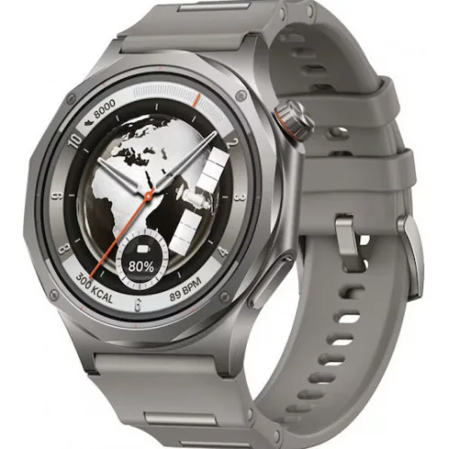 Oppo Watch X3 Titanium 47mm Αδιάβροχο με Παλμογράφο (Misty Titanium)