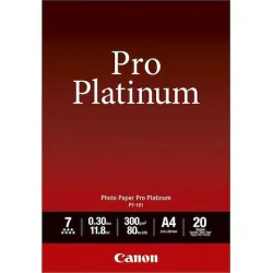 Canon PT-101 Φωτογραφικό Χαρτί Pro Platinum A4 (21x30) 300gr/m² για Εκτυπωτές Inkjet 20 ΦύλλαΚωδικός: 2768B016