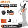 Nakayama PRO EC1428 Ψαλίδι Κλαδέματος Μπαταρίας Brushless 16.8V 2x2Ah/2Ah με Μέγιστη Διάμετρο Κοπής 28mm