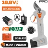 Nakayama PRO EC1428 Ψαλίδι Κλαδέματος Μπαταρίας Brushless 16.8V 2x2Ah/2Ah με Μέγιστη Διάμετρο Κοπής 28mm