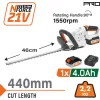Nakayama Pro EC1651X4 Μπορντουροψάλιδο Μπαταρίας 21V με Μήκος Λάμας 46cm