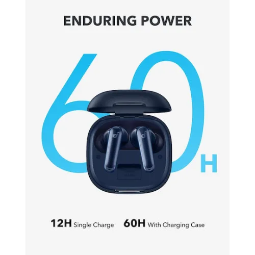 Soundcore by Anker P40i In-ear Bluetooth Handsfree Ακουστικά με Αντοχή στον Ιδρώτα και Θήκη Φόρτισης Μπλε