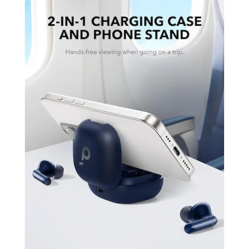 Soundcore by Anker P40i In-ear Bluetooth Handsfree Ακουστικά με Αντοχή στον Ιδρώτα και Θήκη Φόρτισης Μπλε