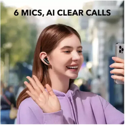 Soundcore by Anker P40i In-ear Bluetooth Handsfree Ακουστικά με Αντοχή στον Ιδρώτα και Θήκη Φόρτισης Μπλε