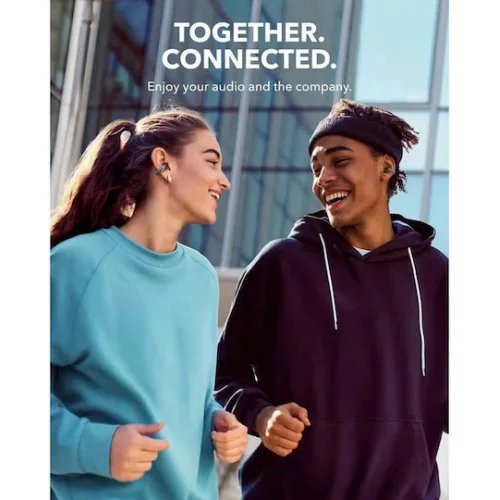 Soundcore by Anker C30i Open Ear Bluetooth Handsfree Ακουστικά με Αντοχή στον Ιδρώτα και Θήκη Φόρτισης Μαύρα