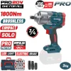 Bormann Pro BBP5456CA Brushless Μπουλονόκλειδο Μπαταρίας 20V Solo με Υποδοχή 3/4"