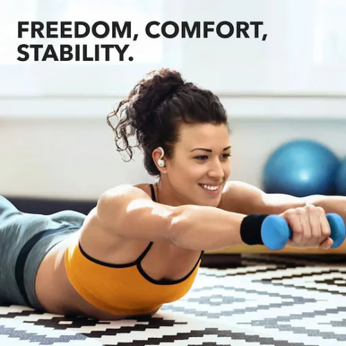 Soundcore by Anker Sport X20 In-ear Bluetooth Handsfree Ακουστικά με Αντοχή στον Ιδρώτα και Θήκη Φόρτισης Λευκά