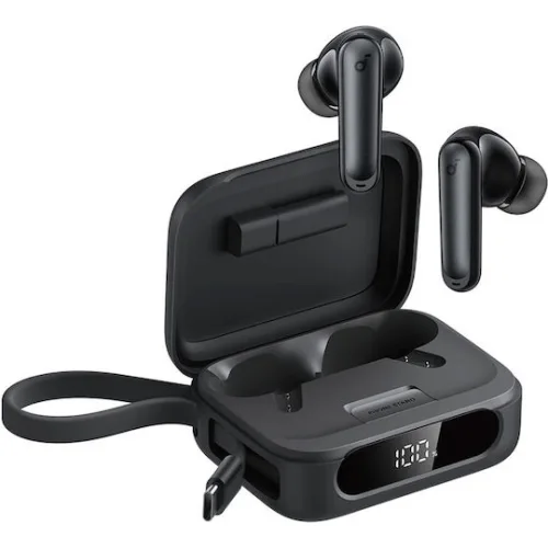 Soundcore by Anker P41i In-ear Bluetooth Handsfree Ακουστικά με Αντοχή στον Ιδρώτα και Θήκη Φόρτισης Μαύρα