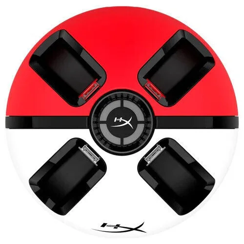 HyperX ChargePlay Quad 2 Βάση για 4 χειριστήρια Switch Λευκό / Κόκκινο 6Y2G7AA