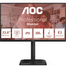 AOC 24E4U IPS HDR Monitor 23.8" FHD 1920x1080 με Χρόνο Απόκρισης 4ms GTG
