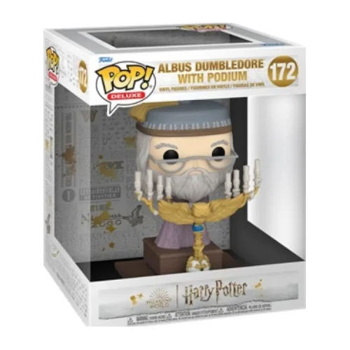 Funko Pop! Deluxe: Harry Potter - Albus Dumbledore with Podium 172