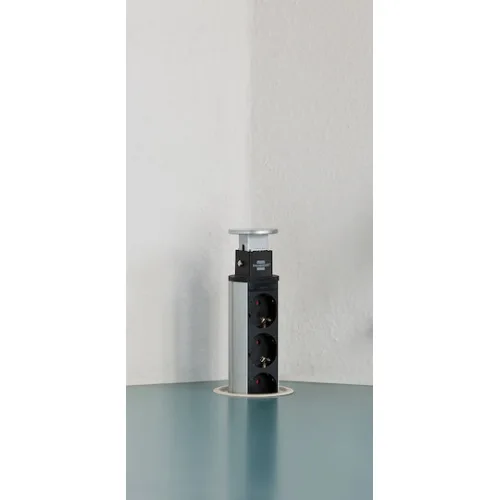 Brennenstuhl Tower 3 Πολύπριζο 3 Θέσεων με 2 USB-A, Διακόπτη και Καλώδιο 2mΚωδικός: 1396200013