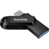 Sandisk Ultra Dual Drive Go 256GB USB 3.1 Stick με σύνδεση USB-A & USB-C Μαύρο