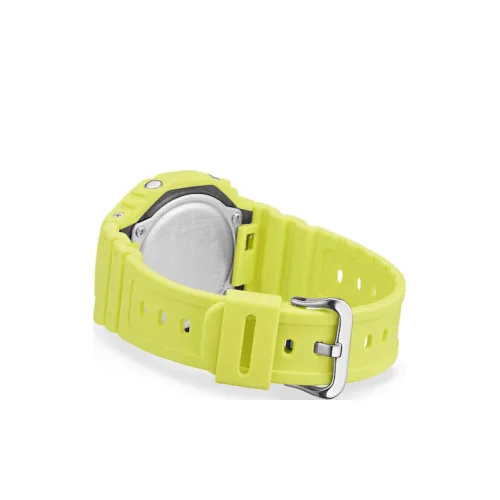 Casio G-shock Αναλογικό/Ψηφιακό Ανδρικό Ρολόι 44.5mm Χρονογράφος Μπαταρίας με Κίτρινο Καουτσούκ Λουράκι