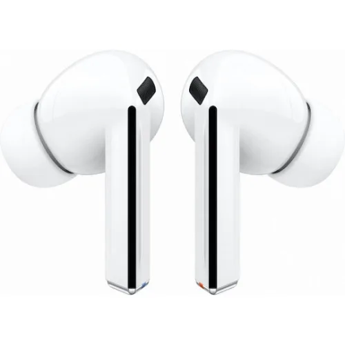 Samsung Galaxy Buds3 Pro Bluetooth Handsfree Ακουστικά με Αντοχή στον Ιδρώτα και Θήκη Φόρτισης Λευκά