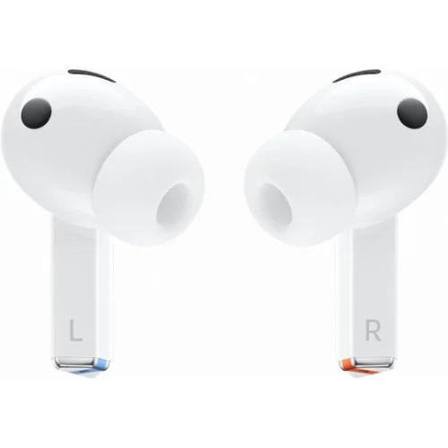 Samsung Galaxy Buds3 Pro Bluetooth Handsfree Ακουστικά με Αντοχή στον Ιδρώτα και Θήκη Φόρτισης Λευκά