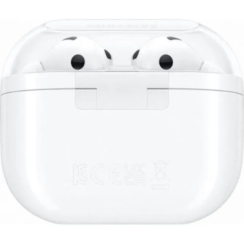 Samsung Galaxy Buds3 Pro Bluetooth Handsfree Ακουστικά με Αντοχή στον Ιδρώτα και Θήκη Φόρτισης Λευκά