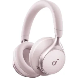 Anker Space One Ασύρματα / Ενσύρματα Over Ear Ακουστικά με 55 ώρες Λειτουργίας Ροζ