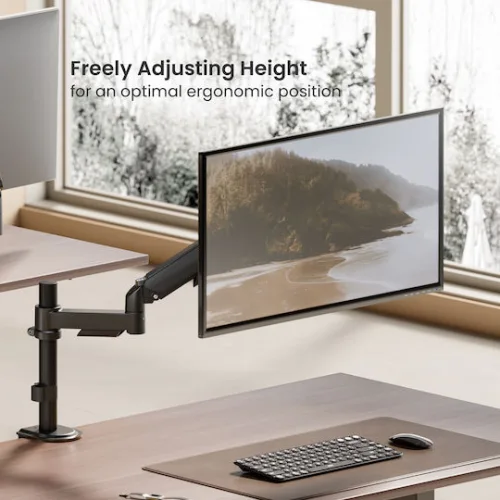 Powertech Βάση Γραφείου Οθόνης έως 32" με Βραχίονα (PT-1627)
