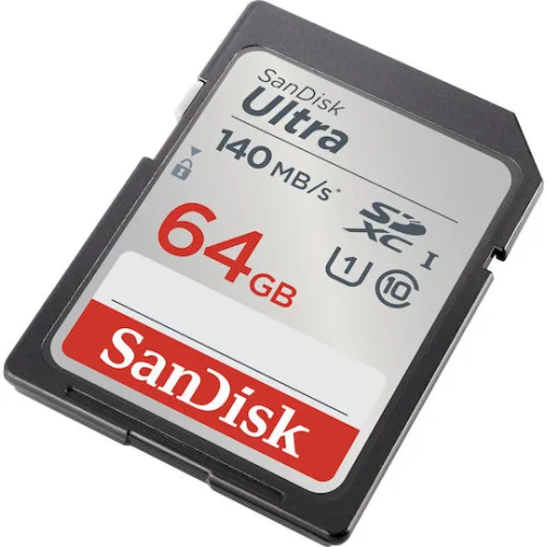 Sandisk Ultra SDXC 64GB U1 UHS-I 140MB/s