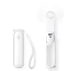 JisuLife Plus Portable Ανεμιστηράκι Χειρός USB Επαναφορτιζόμενο 4500mAh 2W Λευκό