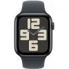 Apple Watch SE 2024 Aluminium 44mm Αδιάβροχο με Παλμογράφο (Midnight με Midnight Sport Band - S/M)