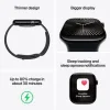 Apple Watch SE 2024 Aluminium 44mm Αδιάβροχο με Παλμογράφο (Midnight με Midnight Sport Band - S/M)