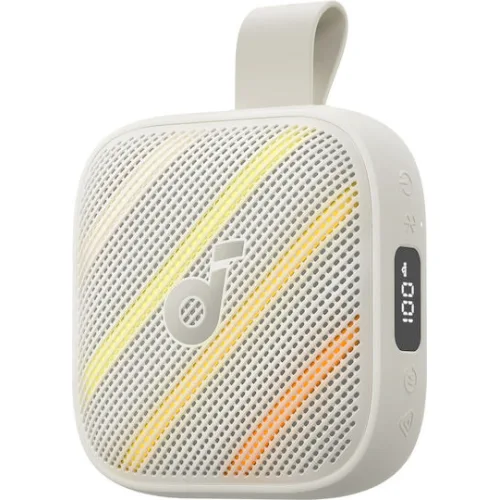 Anker Boom Go 3i Αδιάβροχο Ηχείο Bluetooth 15W με Διάρκεια Μπαταρίας έως 24 ώρες Λευκό
