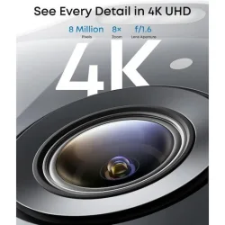 Eufy SoloCam E42 IP Κάμερα Παρακολούθησης Wi-Fi 4K Αδιάβροχη Μπαταρίας με Αμφίδρομη Επικοινωνία