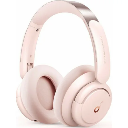 Soundcore by Anker Life Q30 Ασύρματα Bluetooth Over Ear Ακουστικά με 40 ώρες Λειτουργίας και Quick Charge Ροζ