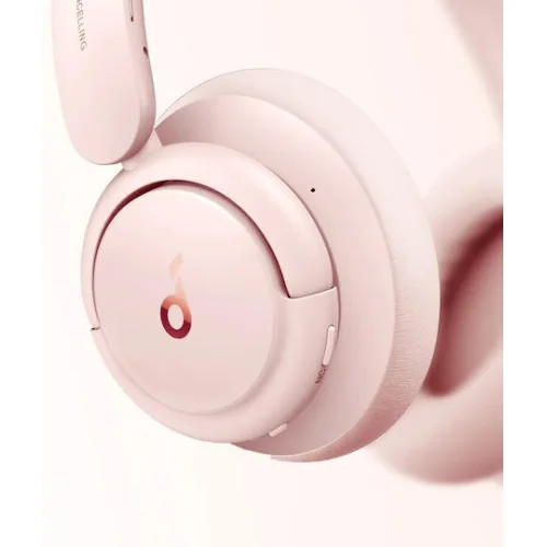 Soundcore by Anker Life Q30 Ασύρματα Bluetooth Over Ear Ακουστικά με 40 ώρες Λειτουργίας και Quick Charge Ροζ