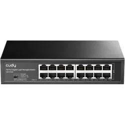Cudy GS1016E Managed L2 Switch με 16 Θύρες Gigabit (1Gbps) Ethernet