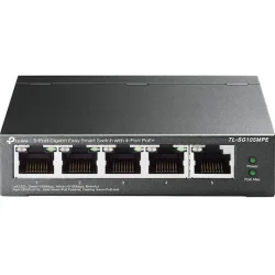 TP-LINK TL-SG105MPE v2 Unmanaged L2 PoE+ Switch με 5 Θύρες Ethernet