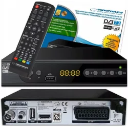 Esperanza EV106R Ψηφιακός Δέκτης Mpeg-4 Full HD (1080p) Συνδέσεις HDMI / USB