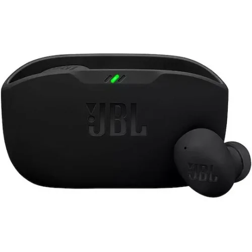 JBL Vibe Buds 2 Bluetooth Handsfree Ακουστικά με Αντοχή στον Ιδρώτα και Θήκη Φόρτισης Μαύρα