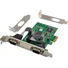POWERTECH κάρτα επέκτασης PCIe σε 2x serial ST349, 921.6Kbps, SB16C1052PCI