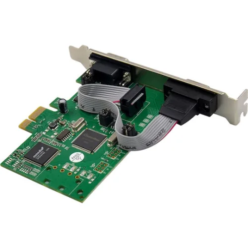 POWERTECH κάρτα επέκτασης PCIe σε 2x serial ST349, 921.6Kbps, SB16C1052PCI